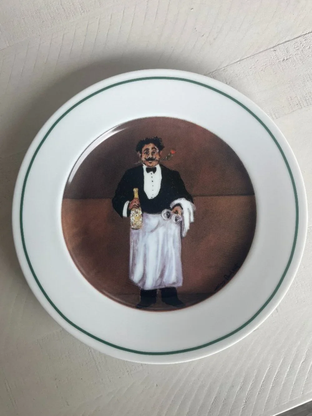 WILLIAMS SONOMA GUY BUFFET SALAD PLATE 